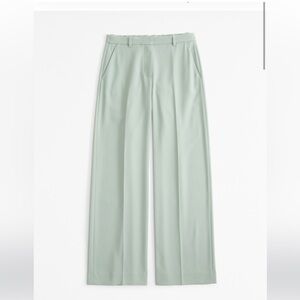 Abercrombie high rise sloane pant curve love size 26 regular in green